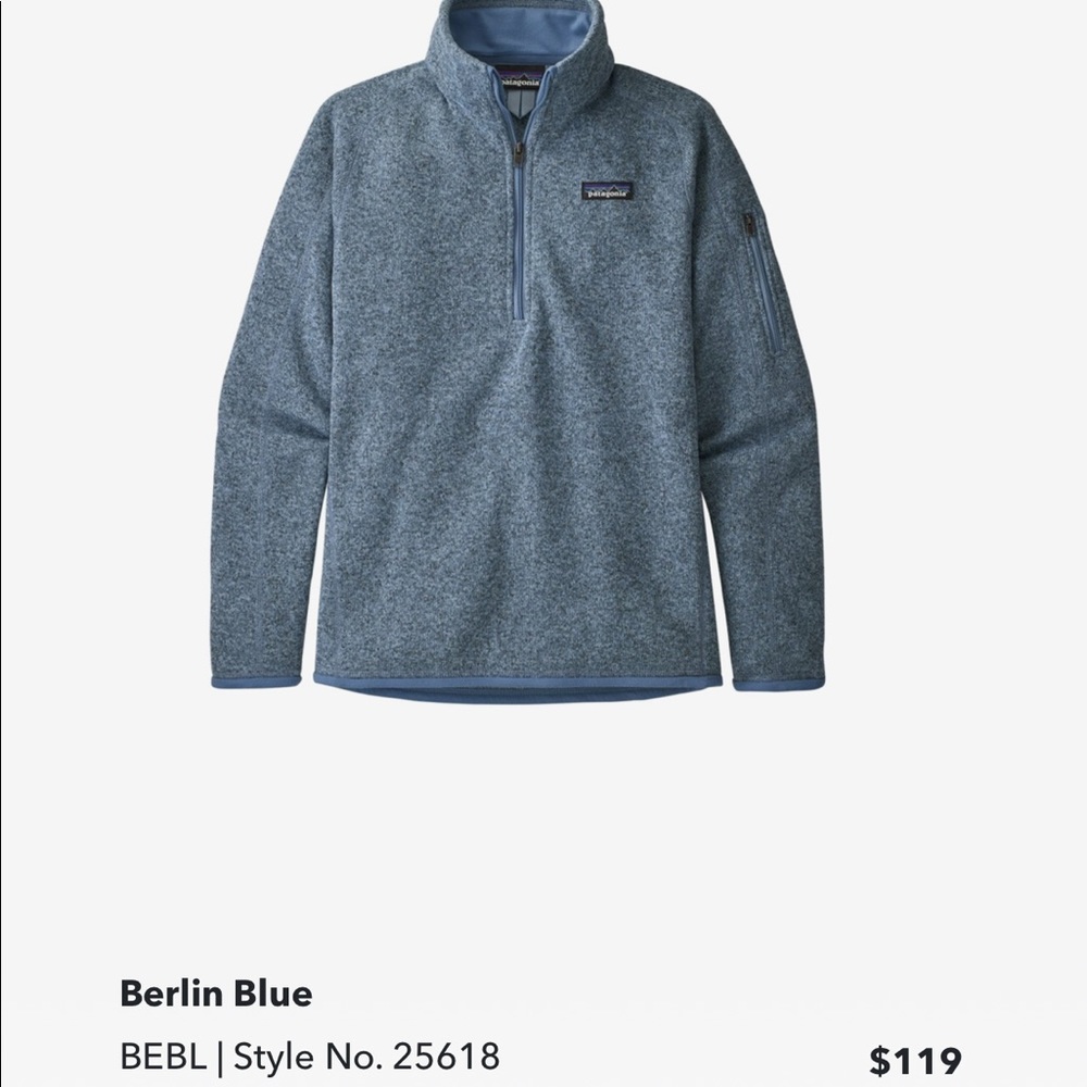 Patagonia Women’s Better Sweater 1/4 Zip Fleece